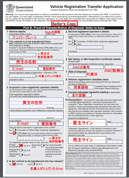 Vehicle Registration Transfer Application
